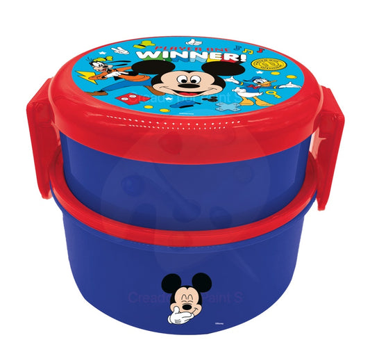 Contenedor para comida o Sándwichera con cubierto Disney mickey DH-MK-TP02
