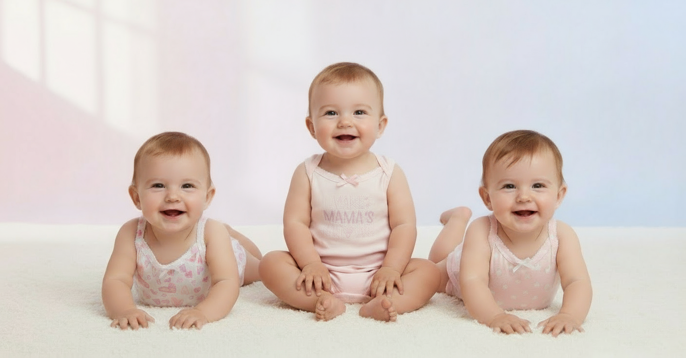 Set 3 mamelucos gafas de sol bebe niña rosado Tinytots AP15180