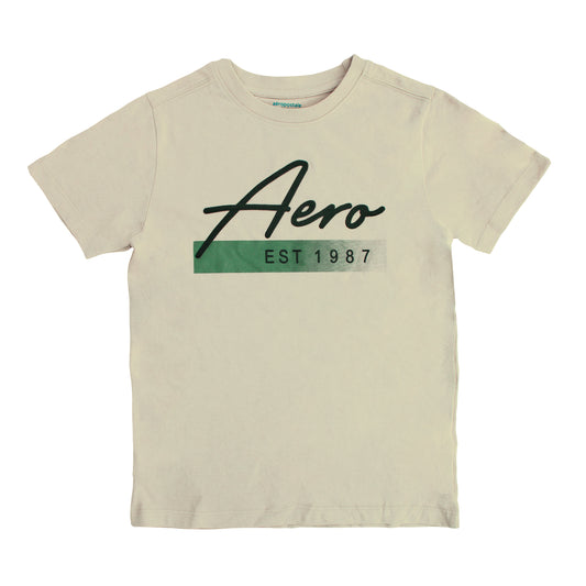 Camisa beige niño Aeropostale AYJ49662B