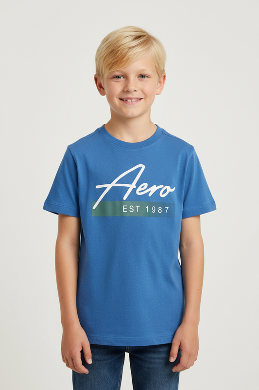 Camisa azul niño Aeropostale AYJ49662C