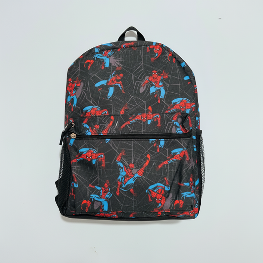 Mochila Negra Spiderman niño