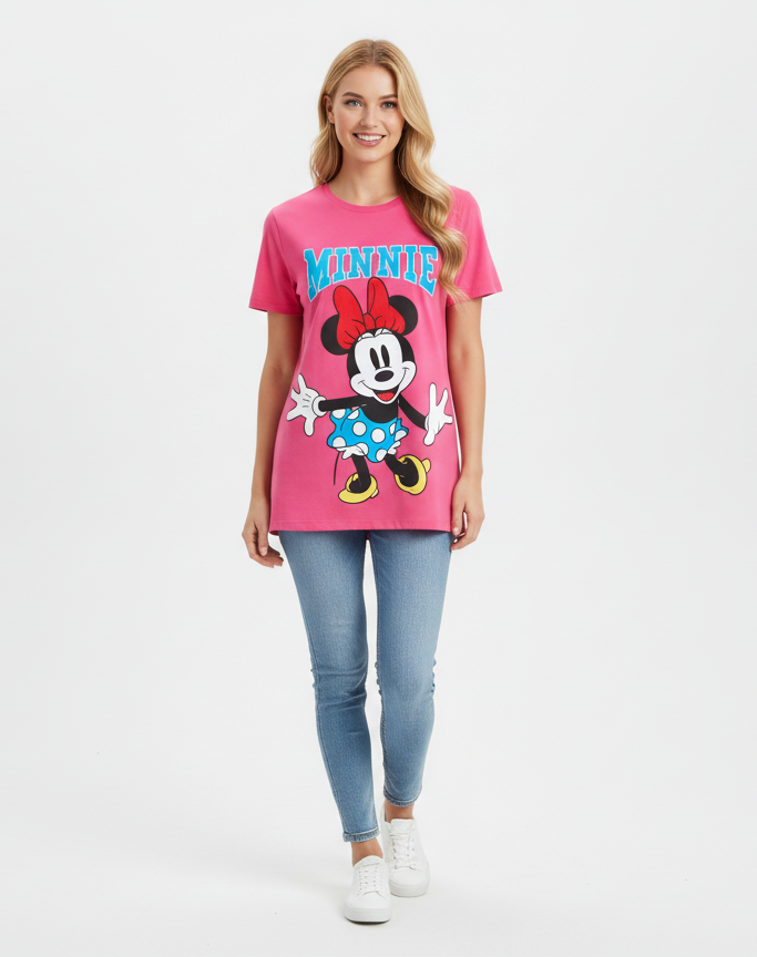 Camisa mujer dama Minnie rosada B1-AD-3311C