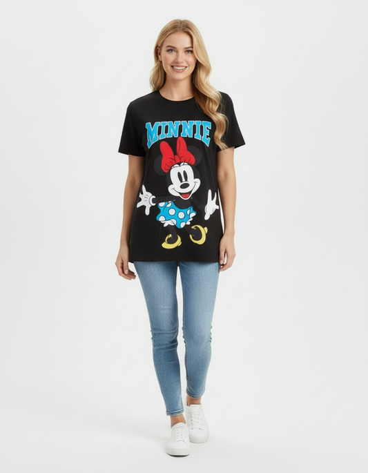 Camisa mujer dama Minnie negra B1-AD-3311C