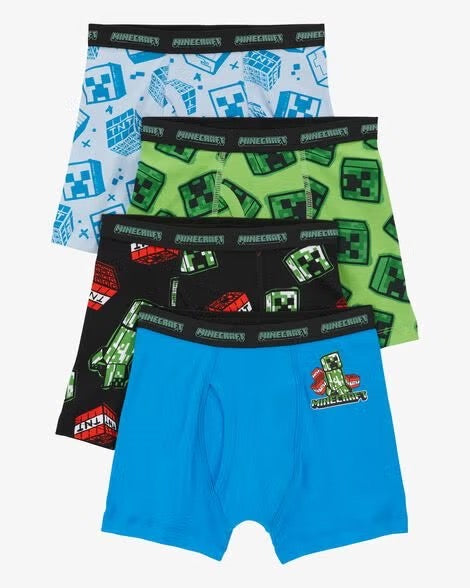 Ropa interior 4 pack bóxer minecraft Carter's