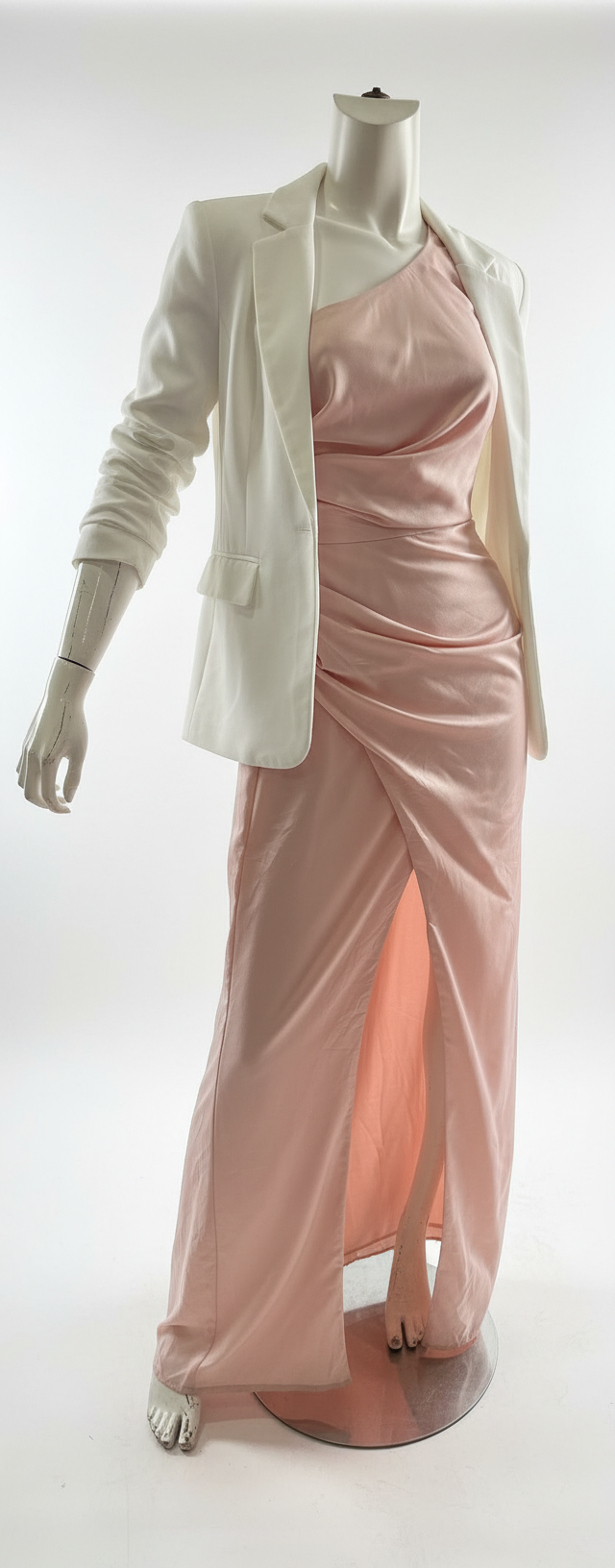 Vestido gala dama rosado