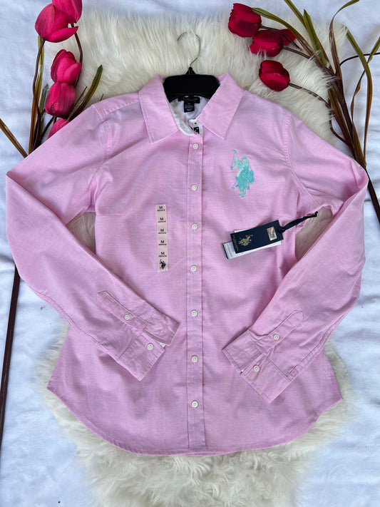 Camisa Polo rosada Mujer 41942512 1390990