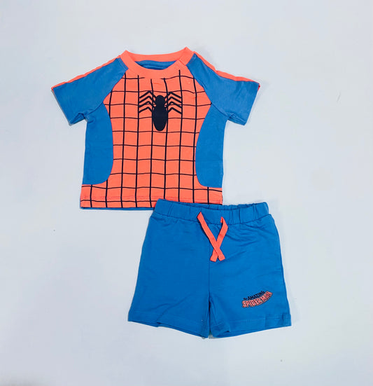 Set 2 piezas spiderman marvel niño