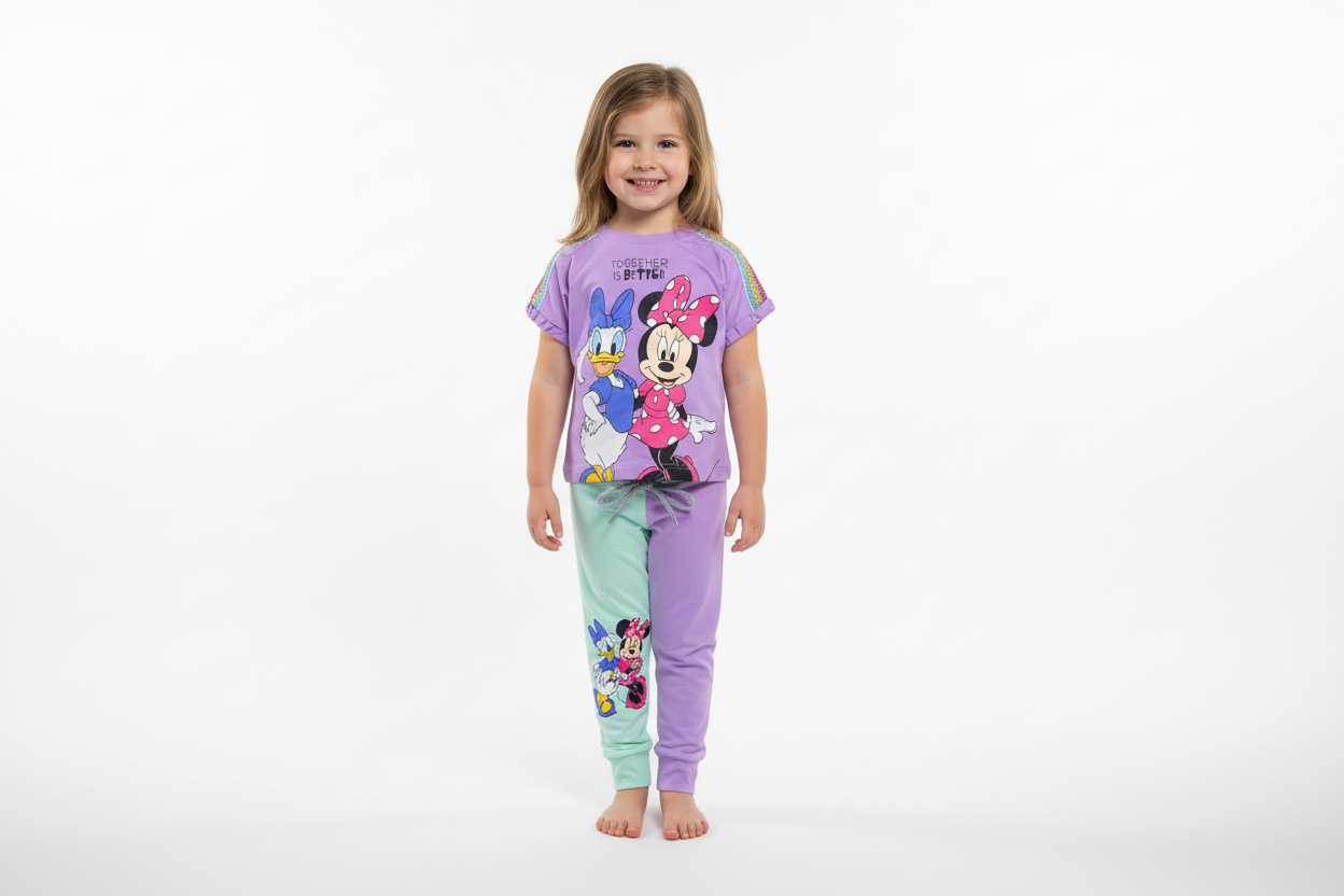 Set Conjunto 2 piezas morado verde bebé niña Minnie Disney D9-MI-1212B promo 2x1000 590490