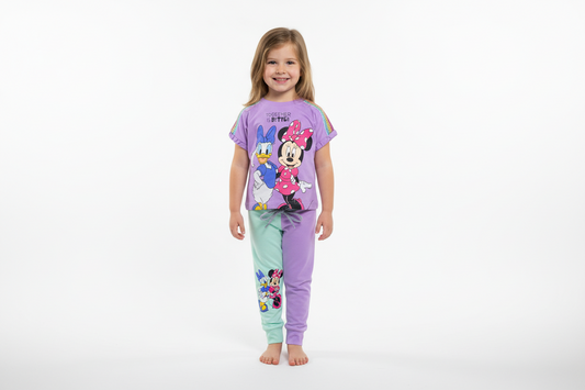 Set Conjunto 2 piezas morado verde bebé niña Minnie Disney D9-MI-1212B promo 2x1000 590490