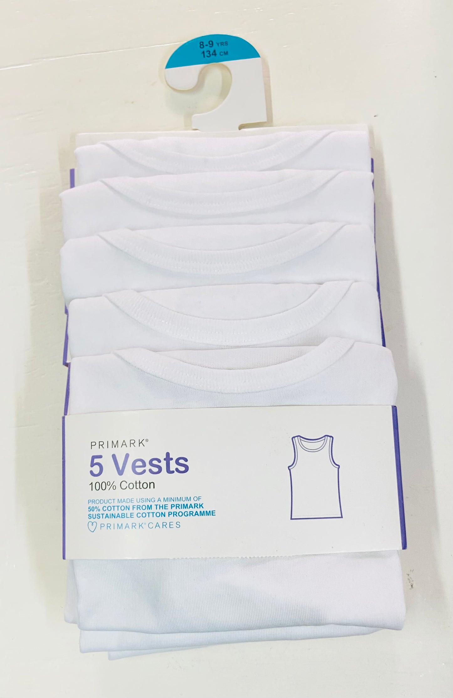 Set 5 Camisas blancas centros primark unisex niña niño