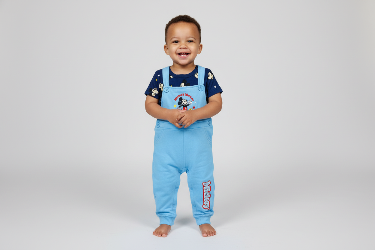 Set Overall 2 piezas mickey bebé niño D9-MK-1112B 545490