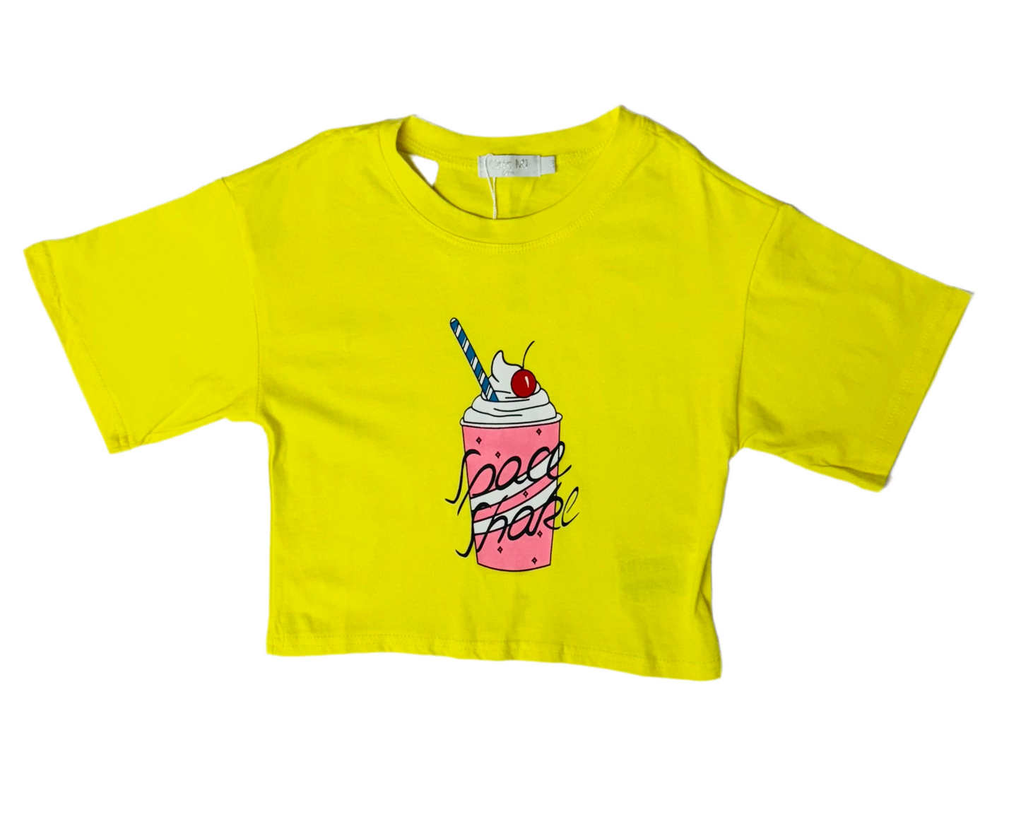 Camisa amarilla helado cono ice cream niña Chic Mi CTG1182-45