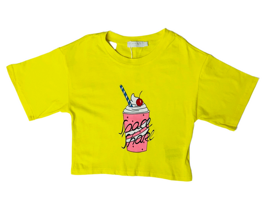 Camisa amarilla helado cono ice cream niña Chic Mi CTG1182-45