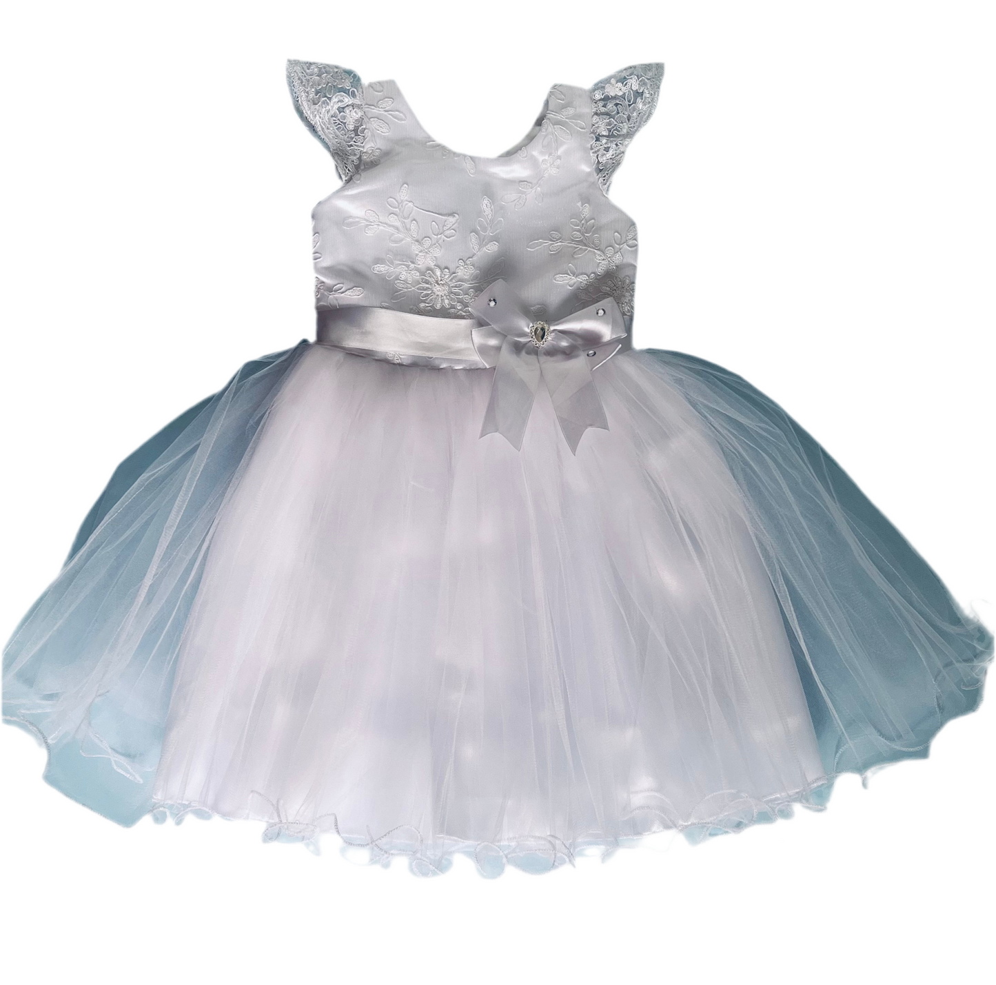 Vestido blanco chongo