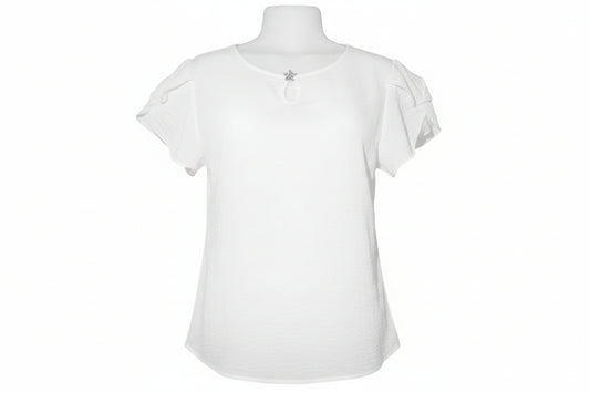 Camisa formal blanca mujer dama IN1-1667 390290 promo 3x1000