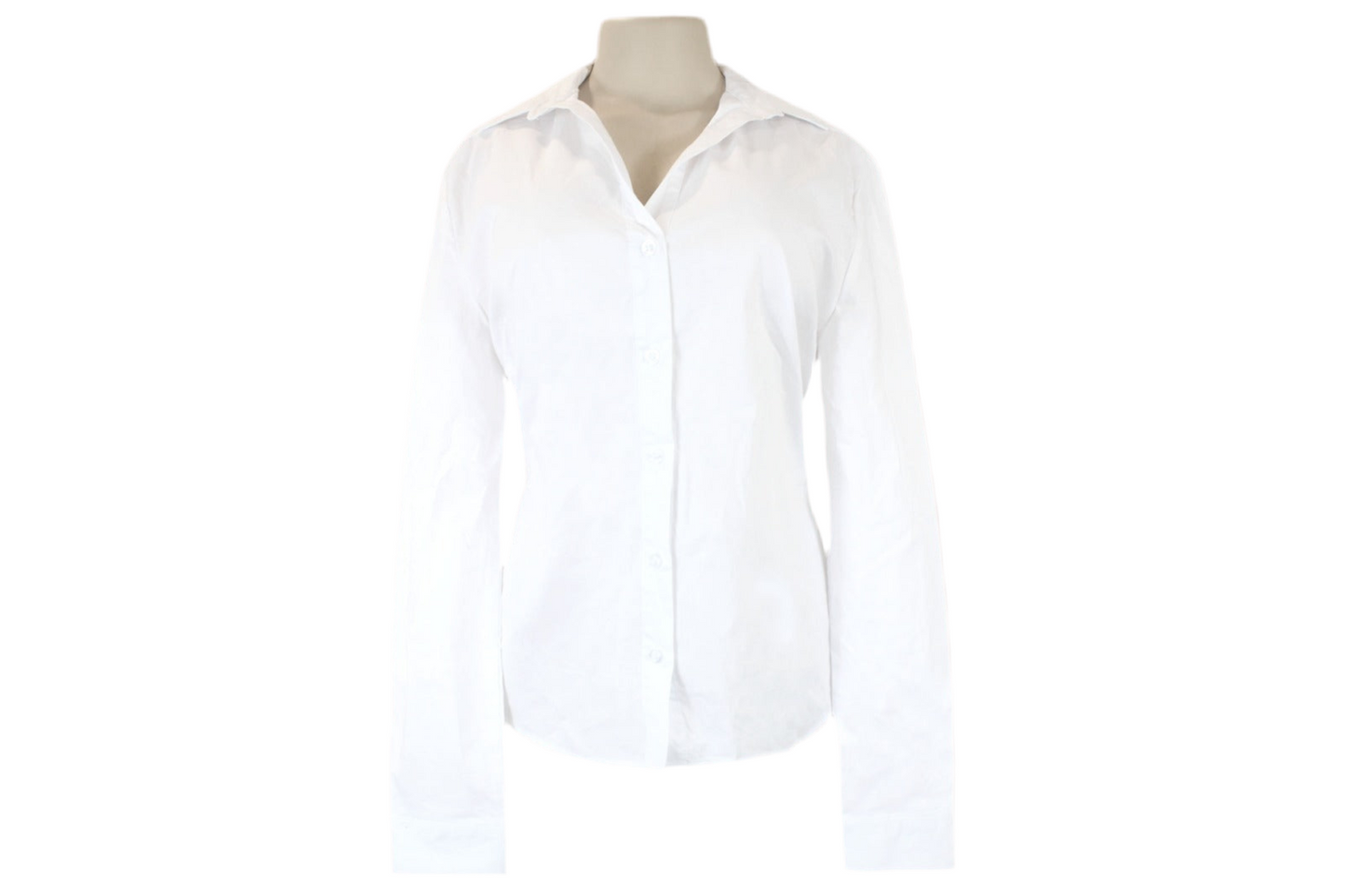 Camisa blanca formal botones mujer dama IN1-1607 Tallas SMLXL 590490