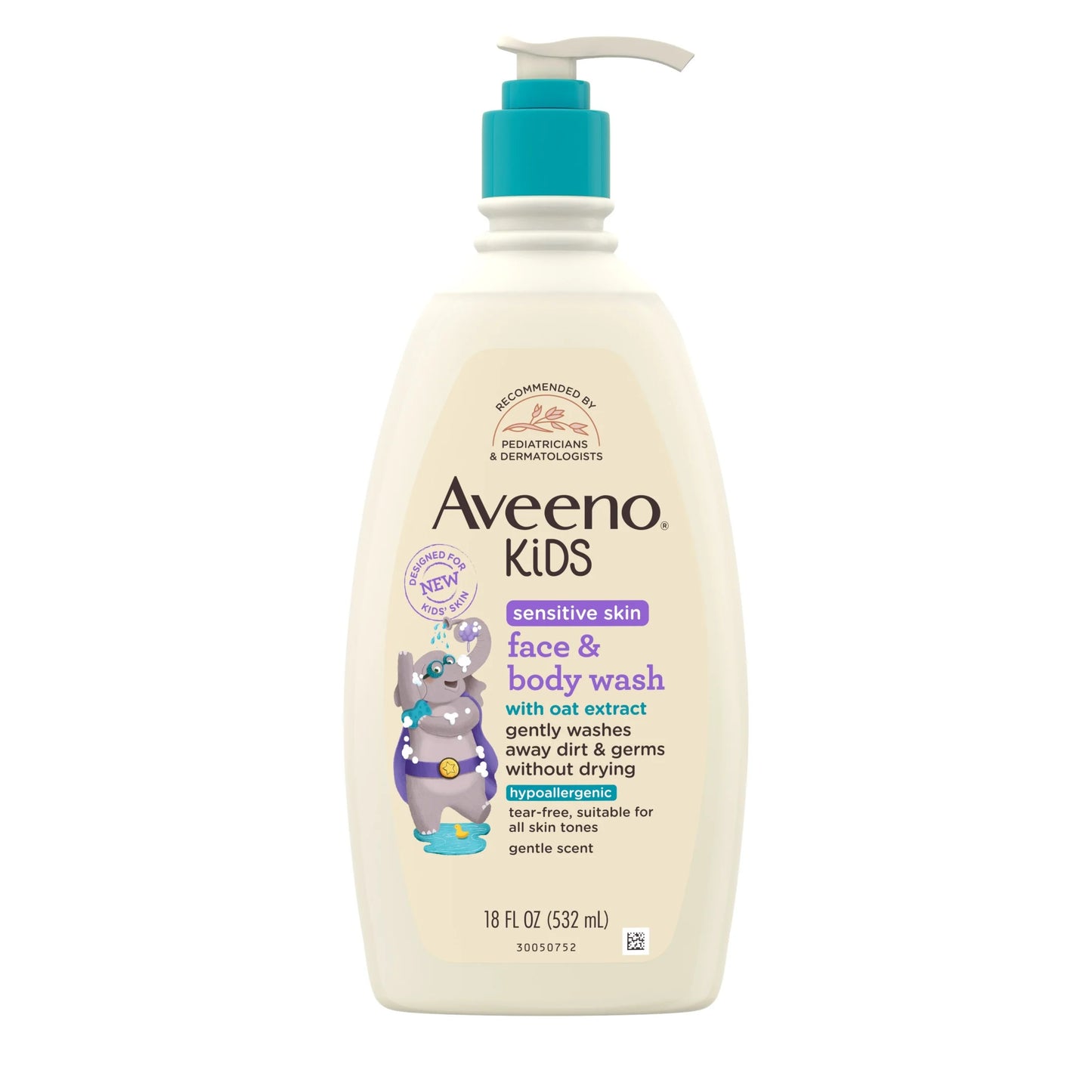 Aveeno shampoo y jabon bebe niña niño 18 oz 532 ml