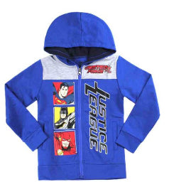 Suéter sudadera hoodie azul liga de la justicia niño 85925104