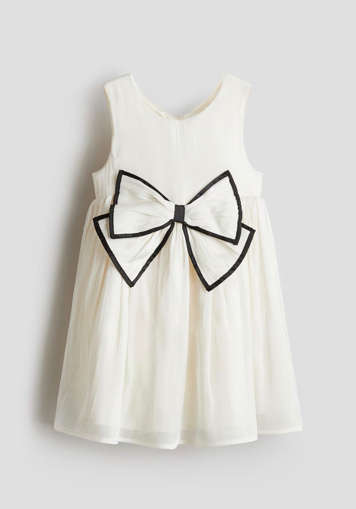 Vestido chongo blanco crema H&M niña 1308334004