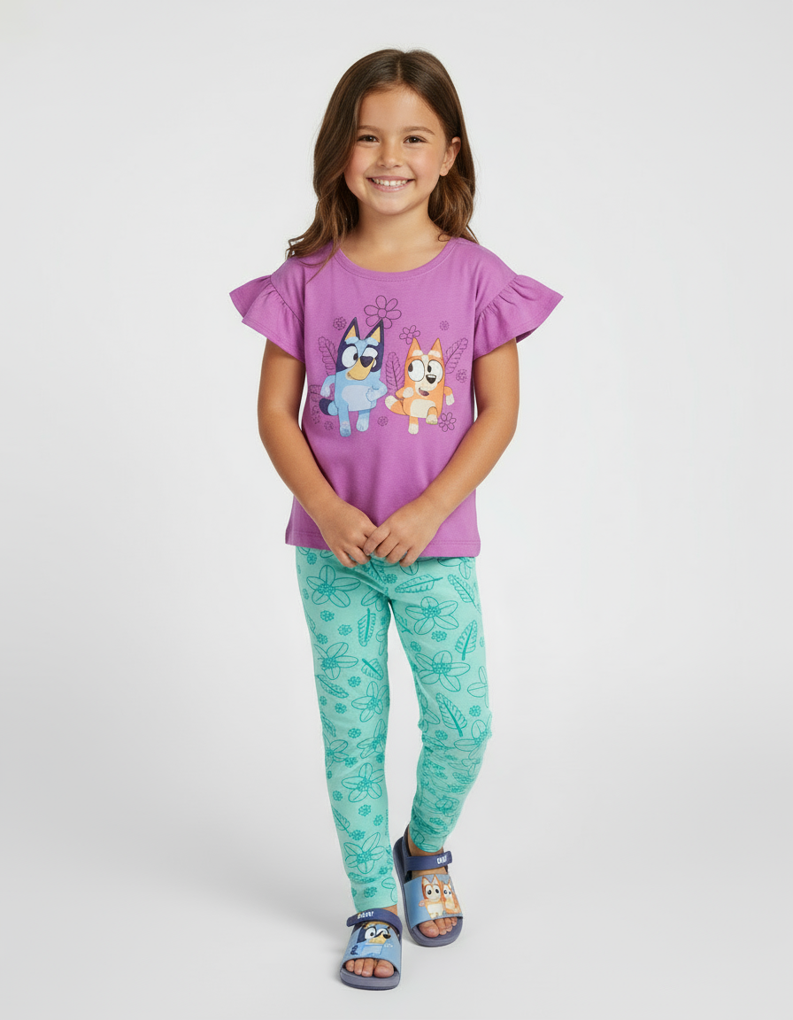 Set Conjunto bluey running St Jacks set niña 2000143102 promo