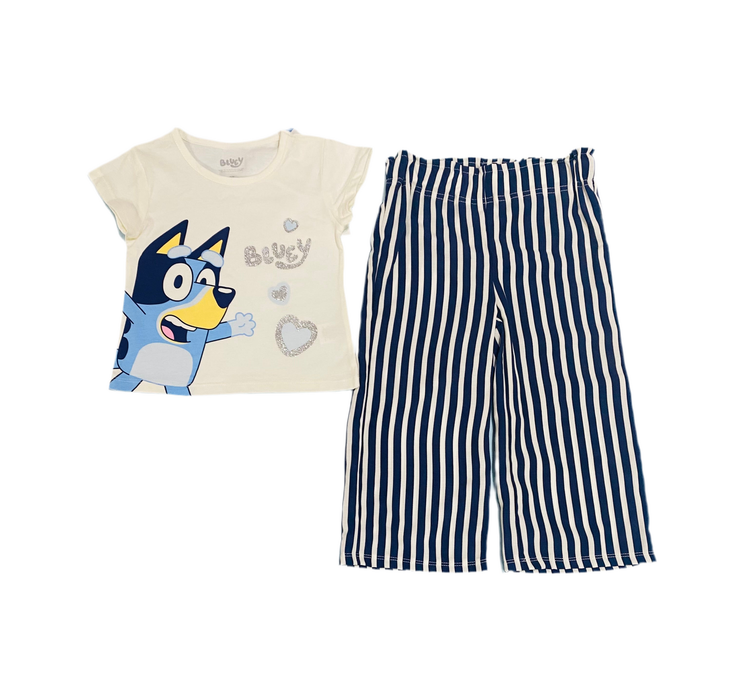 Set 2 piezas Bluey camisa y pantalon niña