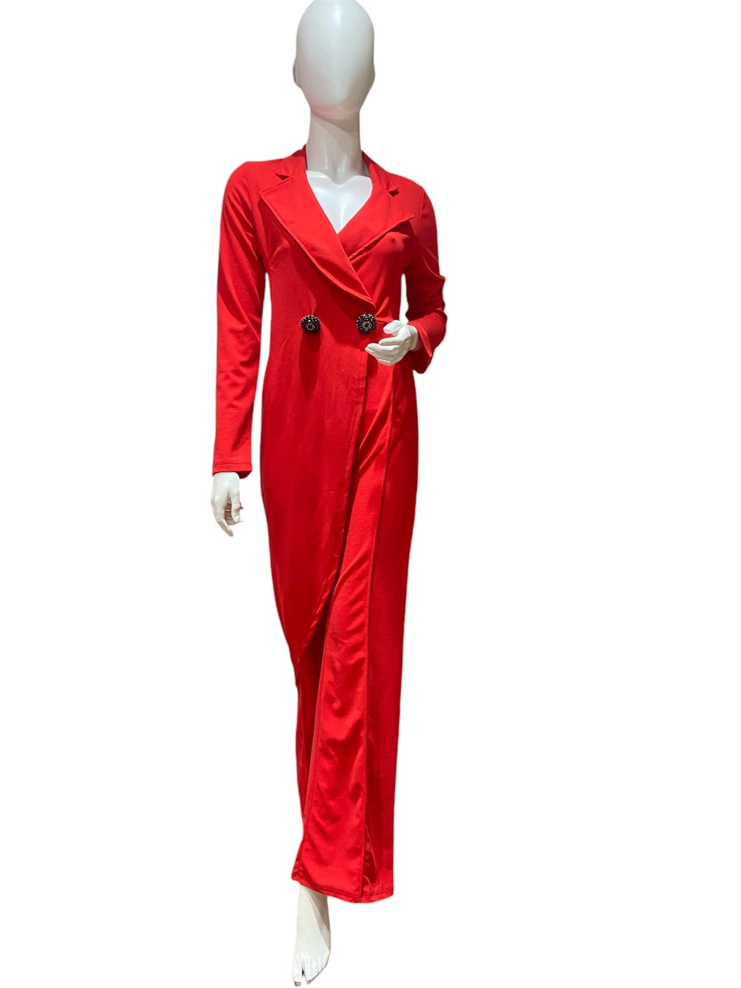 Jumpsuit rojo S-XL IN13-2601 790575