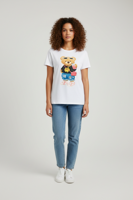 Camisa Blusa blanca para niña dama CTG1253-54 490290