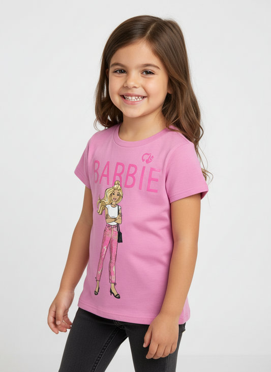 Camisa rosada niña Barbie Disney BA-90003