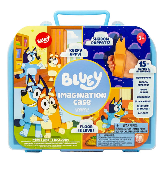 Bluey juguete case imaginación