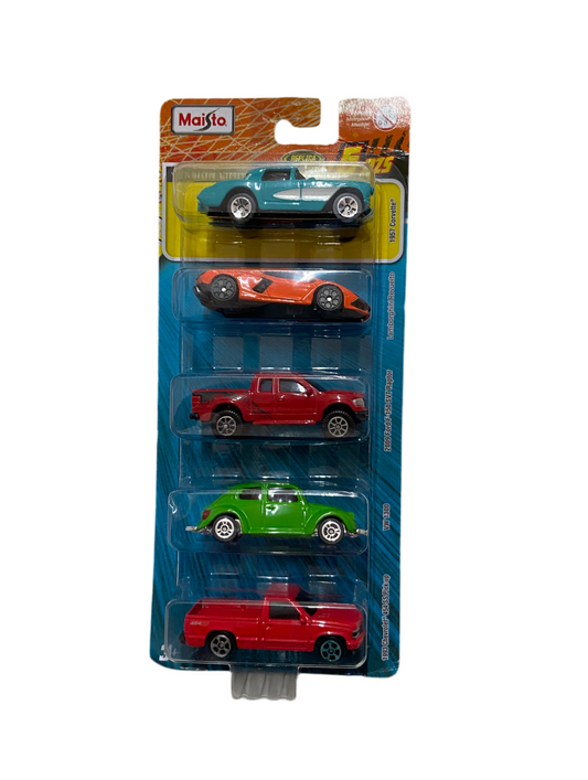 Carros set 5 unidades maisto
