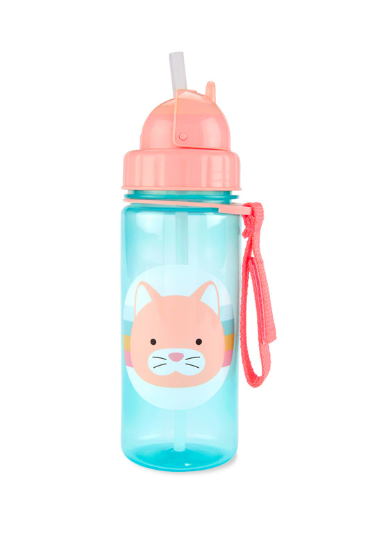 Termo bote Skip hop Gato gatito plastico pajilla