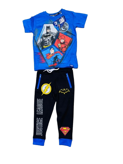 Set conjunto 2 piezas liga de la justicia niño