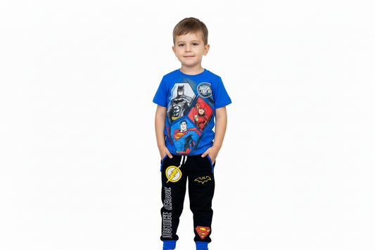 Set conjunto 2 piezas liga de la justicia niño