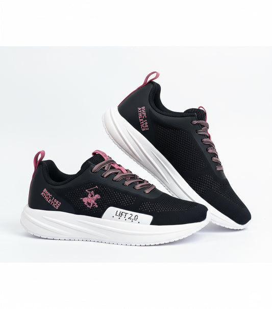 Tenis Polo club para mujer negro LIFT 2-BL-26-B