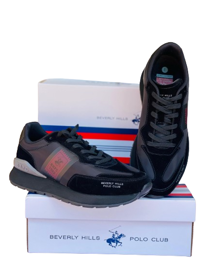 Tenis negros Polo club hombre GENERATION-BLI-M6-A