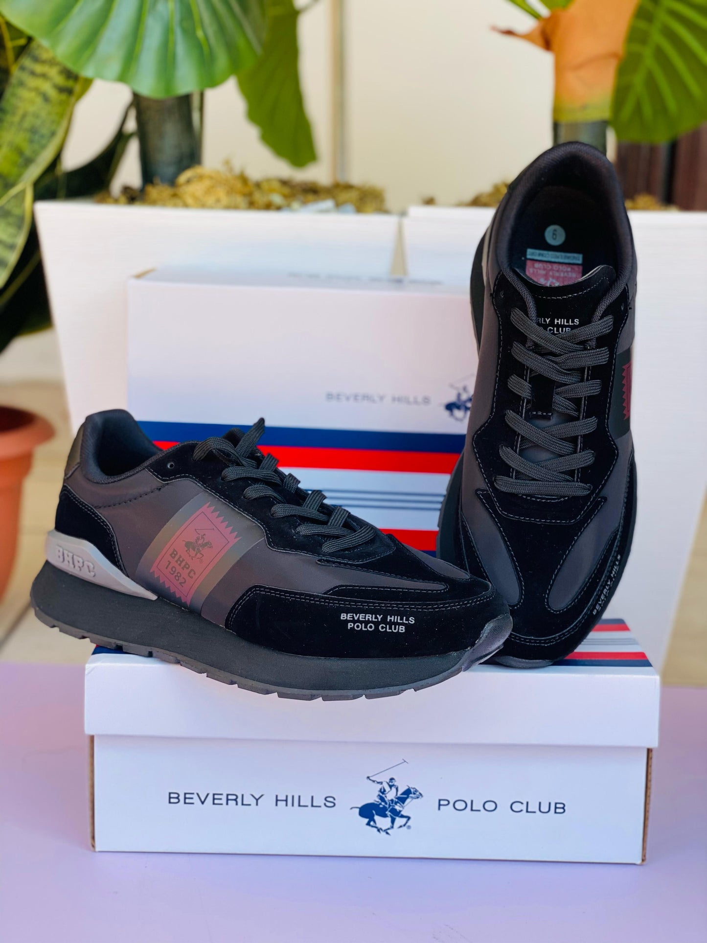 Tenis negros Polo club hombre GENERATION-BLI-M6-A