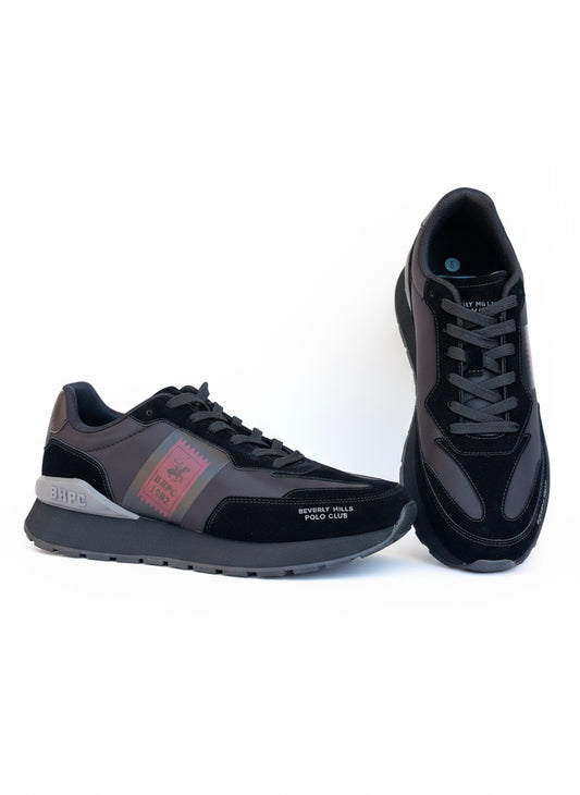 Tenis negros Polo club hombre GENERATION-BLI-M6-A