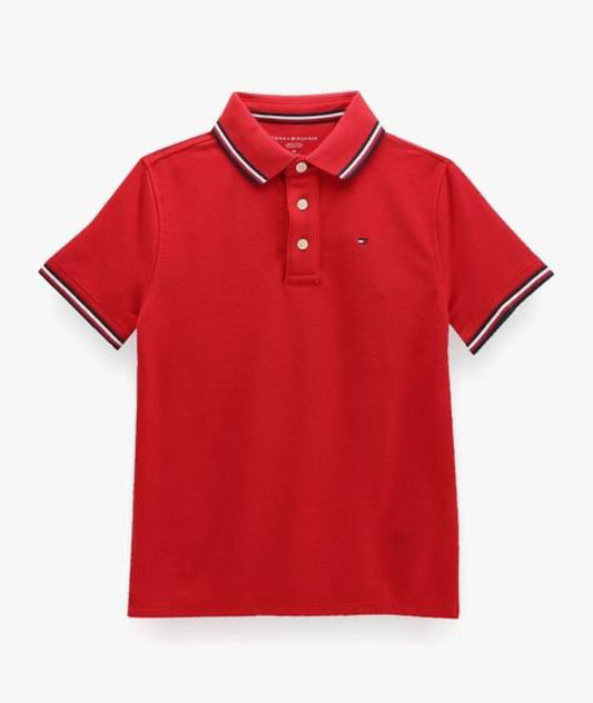 Camisa niño polo roja Tommy