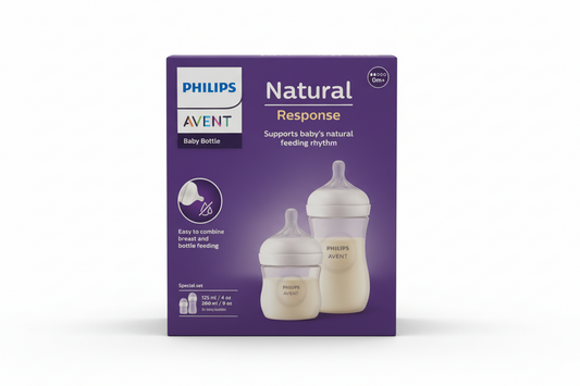 Biberon anticolicos Avent Natural Transparente 0m+ 2 set 125ml(4onz), 260ml(9onz)