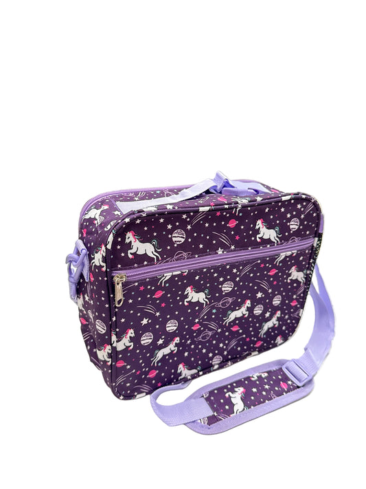 Lonchera morada Unicornios niña Skola