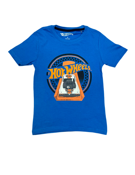 Camisa azul oscuro niño Hotwheels Disney HW-91425