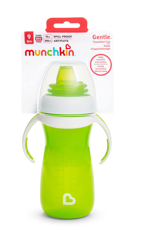 Vaso antiderrame verde munchkin bebe
