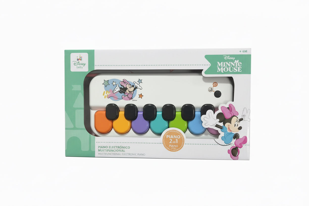 Piano electrico minnie niña DT-MN-BT02 disney 590490