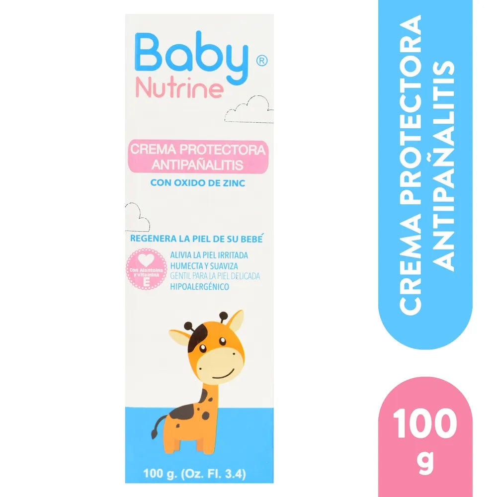 Crema anti pañalitis pañal 100g/3.4onz bebe niña niño