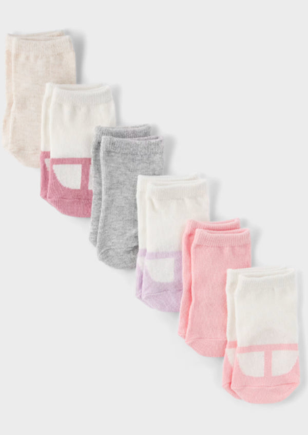 Set 6 pares Calcetines bebe niña Bundles baby place