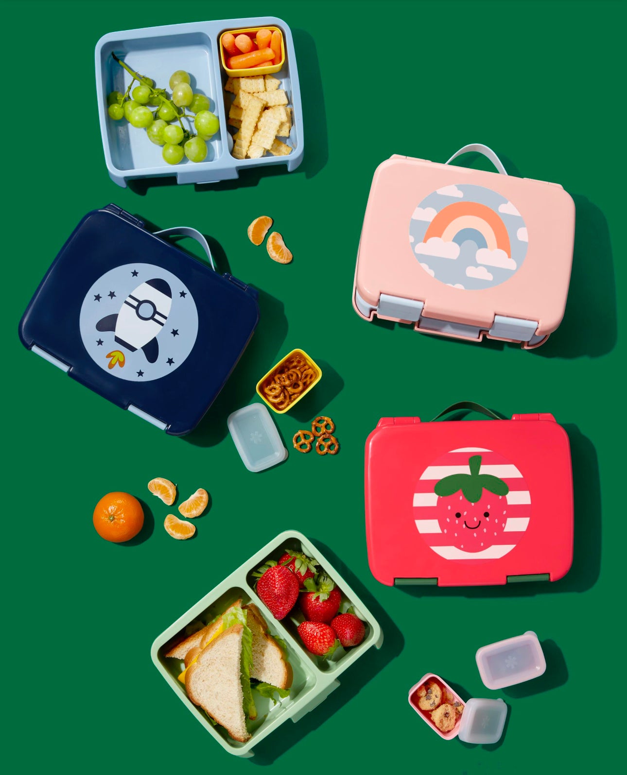 Contenedor Lonchera Bento box de Skip hop Fresa (by carters)