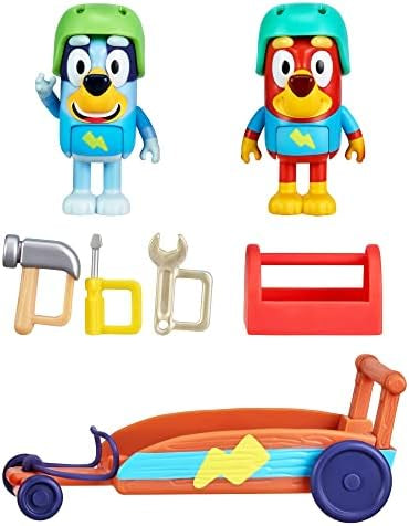 Bluey juguete vehículo con figura