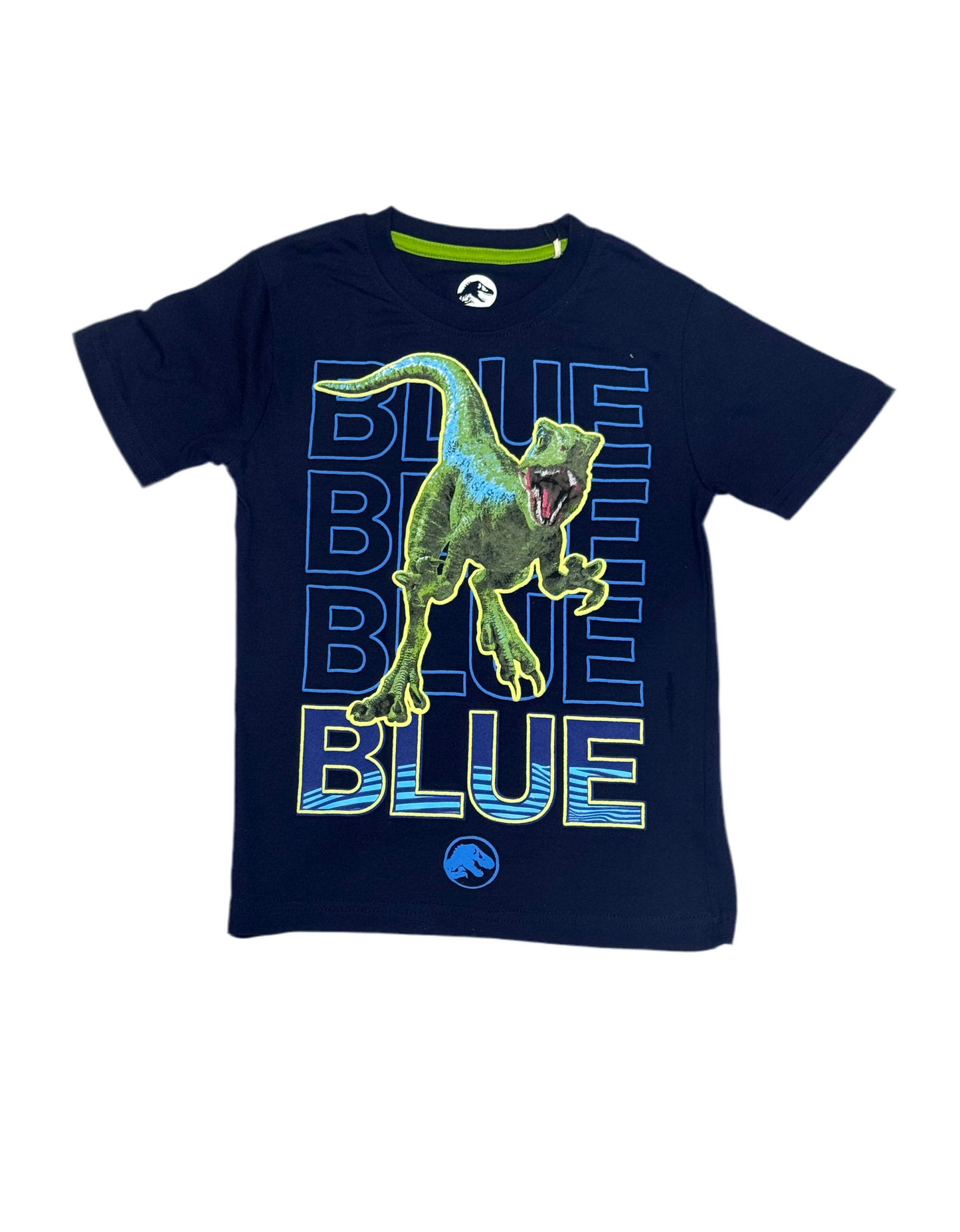 Camisa azul oscuro dinosaurio niño Jurassic World JW-0506 Disney
