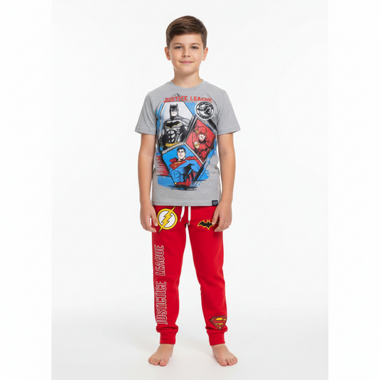 Set conjunto 2 piezas niño batman gris rojo C9-JL-1017N 590490 promo