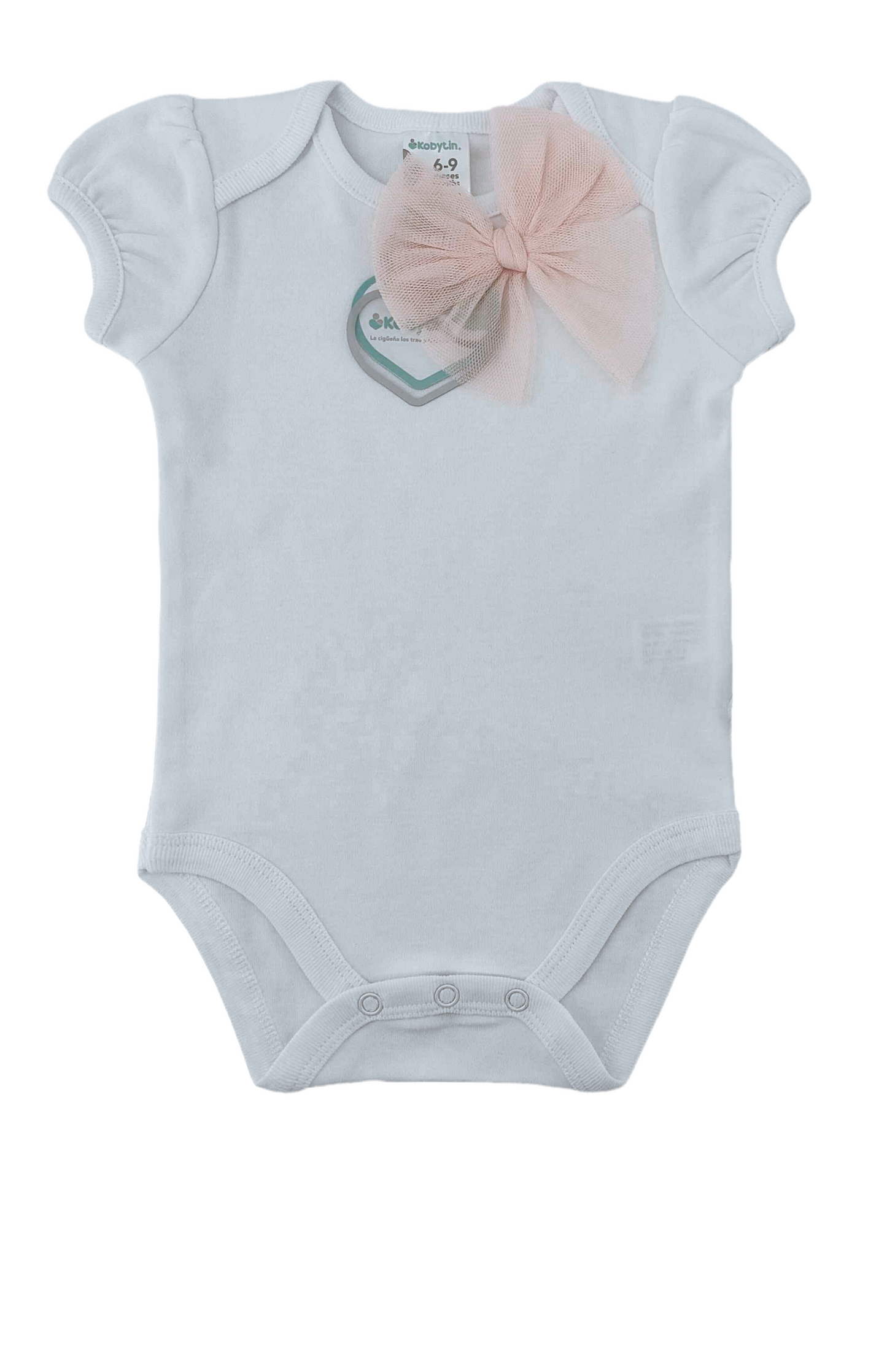 Set 2 piezas blanco Tutu flores Kobytin bebe niña